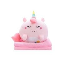 ราคา หมอนผ้าห่มยูนิคอร์น ตุ๊กตา/ผ้าห่มยูนิคอร์น (16991807007)