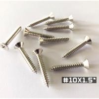 ราคา สกรูเกลียวปล่อย น๊อตเกลียวปล่อย น๊อตเจาะไม้ #8x1.5”(บรรจุ 20 ตัว) (7005211863)