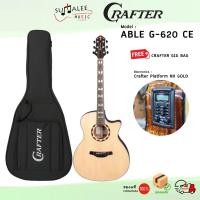 ราคา กีตาร์โปร่งไฟฟ้า Crafter Able G-620CE พร้อมกระเป๋า GigBag Crafter (ของแท้100%) (40755196368)