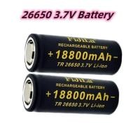 ราคา 2023 100% Original hochwertige 26650 Batterie 3.7V 18800mAh 50A Lithium-Ionen Akku passend für 26650 LED Taschenlampen (26011611195)