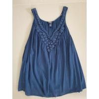 ราคา Chaps เสื้อสายเดี่ยว ผ้าฝ้ายสีฟ้าเข้ม ลูกไม้ช่วงคอ size xL (22213382049)