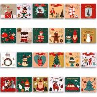 ราคา การ์ดอวยพรคริสต์มาสขนาดเล็ก 24 ชิ้น, 3 x 3 นิ้วสุขสันต์วันคริสต์มาสการ์ดอวยพรน่ารักการ์ดวันหยุดแพ็คสารพันสําหรับครอบครัวและเพ (56957483197)