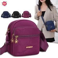 ราคา INNICE กระเป๋าสี่เหลี่ยมเล็ก, กระเป๋า Messenger กระเป๋าสะพายข้างอเนกประสงค์, กระเป๋าสะพายไนลอนหลายช่อง (50308834334)