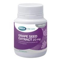 ราคา MEGA Grape Seed 20 mg. 20 แคปซูล - ผลิตภัณฑ์เสริมอาหารสารสกัดจากเมล็ดองุ่น 20 มก. (15516514734)