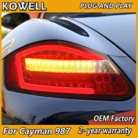 ราคา Car Styling for Porsche Cayman Tail Light 2013-2019 Cayman 987 Taillights Rear DRL Fog Brake Turn S (42227910692)