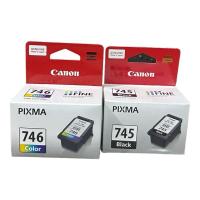 ราคา canon 745 Bk canon 746 co หมึกพิมพ์ Inkjet รุ่น CL -746 Color (591864961)