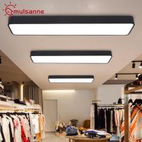 ราคา โคมไฟระย้าเพดาน LED ทรงสี่เหลี่ยมผืนผ้า แบบเรียบง่าย สไตล์โมเดิร์น สําหรับติดเพดาน (18203901094)