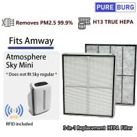 ราคา เหมาะกับเครื่องฟอกอากาศ Amway Atmosphere Sky Mini เปลี่ยนแผ่นกรอง HEPA & Carbon พร้อม RFID (49159232647)