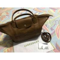 ราคา USED Longchamp Cuir ไซส์ M สีน้ำตาล camel (1692449564)