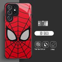 ราคา Y-15 Spider-Man HD Glass Casing สําหรับ Samsung Galaxy S24 S21 S25 Plus Ultra FE Case (45309448406)