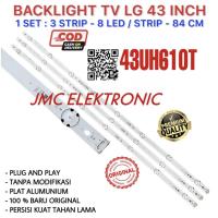 ราคา LG 43 นิ้ว LED TV BACKLIGHT 43UH610T 43UH610 43UH BL 43IN 8K 3V LAMP (46361108288)