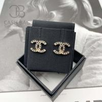 ราคา Chanel ผ่อน0% Authentic 100% ต่างหู CHANEL earrings CC logo GHW 1.8 cm (11513281104)