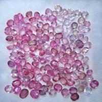 ราคา พลอยพิงค์แซฟไฟร์ พม่า Pink Sapphire Burmese สีชมพูหายาก เจียระไนสวย เผาเก่า แท้ 100% 14.5 carats lot 150 pcs. (41121234728)