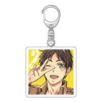 ราคา อะนิเมะ Mercandise Attack on Titan พวงกุญแจอะคริลิค Allen Mikasa Aming โปร่งใสจี้ตัวอย่าง (55209913721)