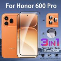 ราคา 3 In 1 Honor 600 Pro กระจกนิรภัยป้องกันหน้าจอฟิล์มเลนส์กล้องสําหรับ Honor 600 Lite Pro 400 X7C X7D X8D X9D แก้วป้องกันฟิล์ม (55561464642)
