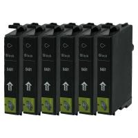 ราคา ภาพใหญ่: 6PK T0481 Epson Stylus Photos ตลับหมึกสีดำ R200 R220 R300 R300M R320 R325 R340 R350 RX500 (22089171837)