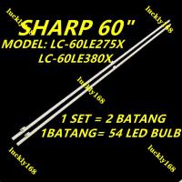 ราคา 2 ชิ้น/เซ็ต / BARU LC-60LE275X LC-60LE380X SHARP 60 "LED TV BACKLIGHT LC-60LE275 LC-60LE380 Mlc3 / 60" (51007332122)