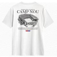 ราคา - เสื้อยืดแฟนบอล - สนามกีฬาค่ายนู, บาร์เซโลน่า - เสื้อยืดพื้นฐาน (53858718992)