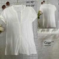 ราคา เสื้อยืด Gap สีขาว ไซต์ XS (25686586357)