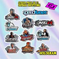 ราคา สติ๊กเกอร์แพ็คเบรก 11 HOLOGRAM NGR NGAWI GARAGE RUSDI AMBA TUNER IRONI SPEED RACING สติ๊กเกอร์แพ็ค TUNER NGAWI VIRAL (49703917744)