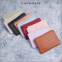 ราคา CARAMELO กระเป๋าสตางค์ใบสั้นผู้หญิง, กระเป๋าใส่บัตรบางเฉียบขนาดกะทัดรัด, Mini Multi-Function Money Clip Business Card Organizer (42931057566)
