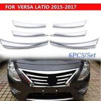 ราคา Car Front Mesh Grille Bumper Cover Trim for Nissan Versa Latio Almera 15-17 (46403184350)