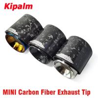ราคา 1pcs Mini JCW ปลอมคาร์บอนไฟเบอร์ปลายท่อไอเสีย 304SS Muffler เคล็ดลับ Fit สําหรับ Mini Cooper R55 R56 R57 R58 R59 R60 R61 ปลายท่อ (46611026662)