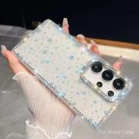 ราคา เหมาะสําหรับ Samsung A05S A07 A11 A55 A56 S23 ULTRA S23 PLUS S25 Shining Diamond Star เคสโทรศัพท์หรูหราฝังคริสตัลกันกระแทก (47907043092)