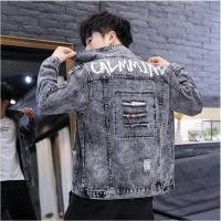 ราคา แจ็คเก็ตยีนส์ สีดำฟอก (เส้นขีดหลัง) (3542035286)