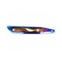 ราคา ฝาครอบท่อ กันร้อนข้างท่อ WAVE125 ไทเทเนี่ยม ทอง เกรด A aumshop239 (18339461712)