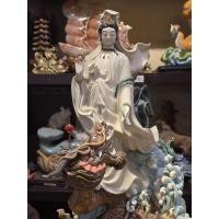 ราคา (มาใหม่)พระแม่กวนอิม พระแม่กวนอิมปางยืนบนมังกรขนาดสูง 48cm (8624190233)