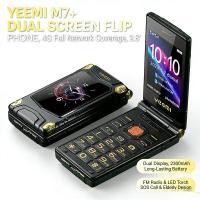 ราคา Yeemi M7+ พลิกโทรศัพท์มือถือผู้สูงอายุ 4G Dual SIM Dual Screen SOS FM ไฟฉาย 2300mAh โทรศัพท์คุณสมบัติ (48007826050)
