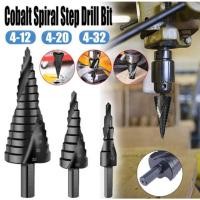 ราคา ดอกเจาะเหล็ก ดอกเจาะไม้ ดอกสว่าน ดอกเจดีย์เจาะขยายรู STEP DRILL SET ดอกเจดีย์ สแตนเลส โลหะ เจาะขยาย เหล็กแผ่น คว้านรู (12024771772)