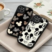 ราคา เคสการ์ตูนมิกกี้เมาส์น่ารัก TPU สําหรับ iPhone 14 13 12 11 Pro Max XR X XS Max 7 8 6 6s Plus SE 2020 ฝาครอบเลนส์กล้องกลมนุ่ม (48706958754)