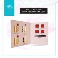 ราคา Gucci Lip Colour Rouge a Levres Sample Size # 25 Goldie Red (4 textures) Satin Voile Mat Beaute Brillant (24753076738)