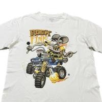 ราคา เสื ้ อยืดแขนสั ้ นผ ้ าฝ ้ ายแท ้ 100 % Rat Fink ไม ่ มีเพศ (24576700291)