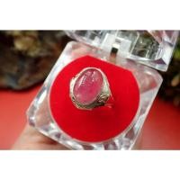 ราคา แหวนพลอยทับทิม ตัวเรือนเงินแท้ (23005313984)