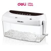 ราคา Deli เครื่องย่อยกระดาษ 4 ลิตร เครื่องทำลายเอกสาร แบบมือหมุน ขนาด A4 อุปกรณ์สำนักงาน Paper Shredder (21843698343)