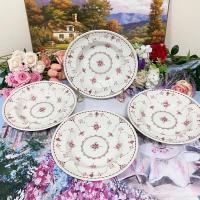ราคา Furnivals Limited England Pink Fluted Soup Plate จานซุป จาน (19301572182)