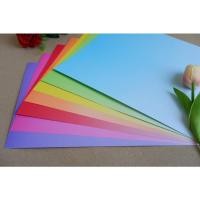 ราคา กระดาษทูโทน กระดาษทำปก สีสวยสดใส ขนาด A4 บรรจุ 10 แผ่น 150 แกรม (15688723911)