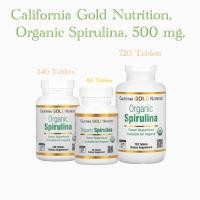 ราคา ของระหว่างนำเข้าไทย California Gold Nutrition Organic Spirulina, 500 mg, 240 Tablets (2726838974)