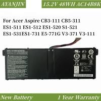 ราคา 15.2V 48WH AC14B8K Battery For Acer Aspire CB3-111 CB5-311 ES1-511 ES1-512 ES1-520 S1-521 ES1-531ES1-731 E5-771G V3-371 (52509946232)