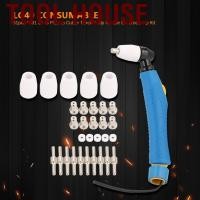 ราคา Tool House.Ay-th 31PCS PT31 LG40 Plasma Cutter Torch Body Body Nozzle Electrode Tip (28338761401)