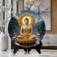 ราคา พันธะกับพระพุทธเจ้า/เจียมอนอิ พระพุทธรูปภาพเหมือนพระพุทธเจ้าขออนุญาตปล่อยตาราง ตถากตา พระพุทธรูปกรอบรูปเครื่องประดับพระพุทธรูปฮอลล์ในครัวเรือ (47060755504)