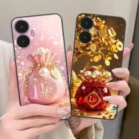 ราคา เคสพลาสติกสําหรับ Realme C55 พิมพ์ด้วยกระเป๋าโชคลาภ ดอกบัว แหวนพ่อแม่ลูก SUPER BEAUTIFUL (54611588482)