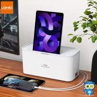 ราคา ของแท้100% LDNIO SN5311 ปลั๊กไฟ Power Strip Management 5 Port & 3USB กล่องปลั๊กพ่วง รางปลั๊กไฟ สายทอง (23488953874)