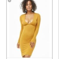 ราคา Forever21 Dressผ้ายืด (1744848421)