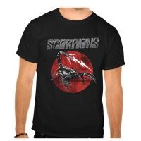 ราคา Scorpion Band Rock Music เสื้อยืดแขนสั้นคอกลม สีดำคลาสสิก, ทำจากผ้าฝ้ายแท้, ระบายอากาศดี และแห้งไว, ทนทานแม้ว่าจะซักบ่อยๆ (40216079163)