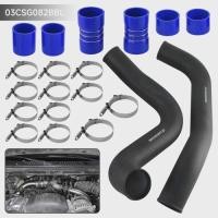 ราคา 3" Intercooler Pipe & Boot Kit For 1999.5-2003 Ford 7.3L F250 F350 Powerstroke V8 Turbo Diesel Blac (55756871511)