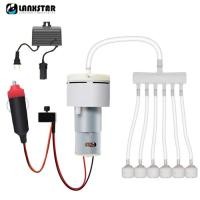 ราคา DC 12V Mini Air Pump Oxygen Pump Motor Volt Aquarium Pump Adjustment PWM Volume Fishing Aquarium Ca (25397984898)